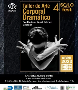 Taller de Arte Corporal Dramático - Solo Theater Fest - 29 y 30 Abril