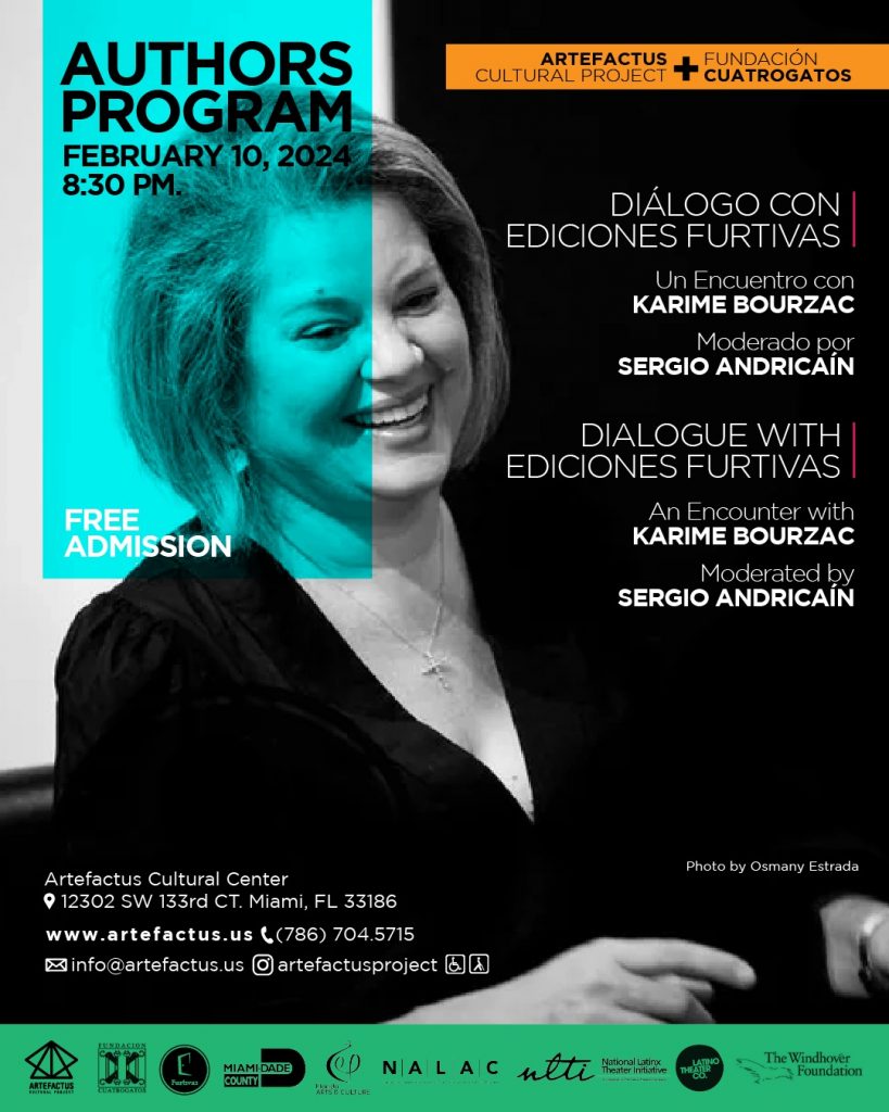 Karime Bourzac - Diálogos con Ediciones Furtivas