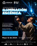 <strong>Taller de Iluminación Escénica</strong> <br>Mayo 12 de 2024 <br> 2:00 p.m. a 4:00 p.m.